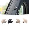 Car Interior B Pillar Coat Hook Plain Black Plastic Hanging Button Replacement For Mercedes-Benz W117 W218 W212 W222