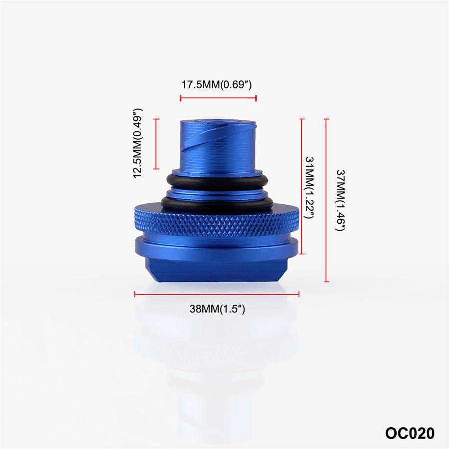 1X Billet Aluminum DEF Cap for 2013-2017 Dodge Ram Cummins and Ecodiesel Truck
