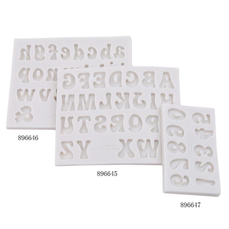 3D Letter Number Silicone Fondant Molds Chocolate Cake Molds Cake Decorating DIY Tools Jelly Cookies Baking Printing Mould 2025