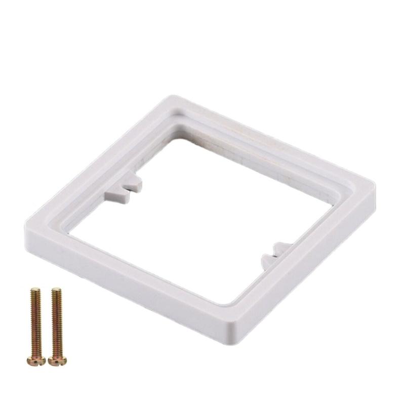 Single Socket Spacer Electrical Outlet Box Extender Single Gang Box Extender with Screws for Living Room School Office