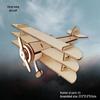 Wooden 3D Airplane Puzzle Educational DIY Toy for Children