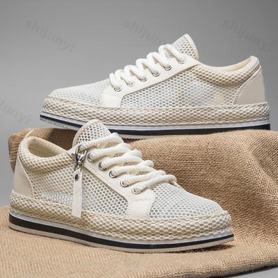 Herren Casual Sneaker 2025 Neu Hohl Mesh Atmungsaktiv Komfort Sport Laufschuhe Tennis Schuhe Herren Outdoor Dicke Sohle Walking Schuhe