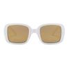 Black Square Sunglasses Vintage Shades For Women Luxury Brand Designer Sexy White Gold Female Mirror Glasses SH162