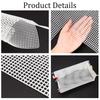 Plastic Mesh Cloth DIY Handcraft Latch Hook Women Bag Weaving Material Sheets Grid Hook Crafts Handbag Making Sewing Accessories