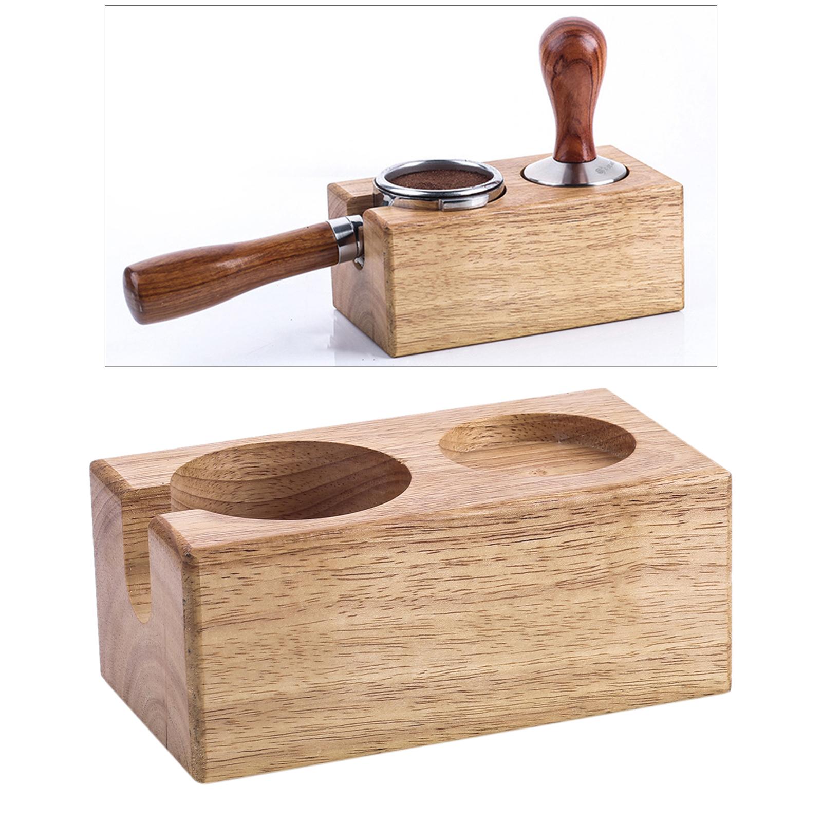 

Ручной держатель для темперирования кофе Стойка для инструментов Аксессуары для бариста в деревенском стиле