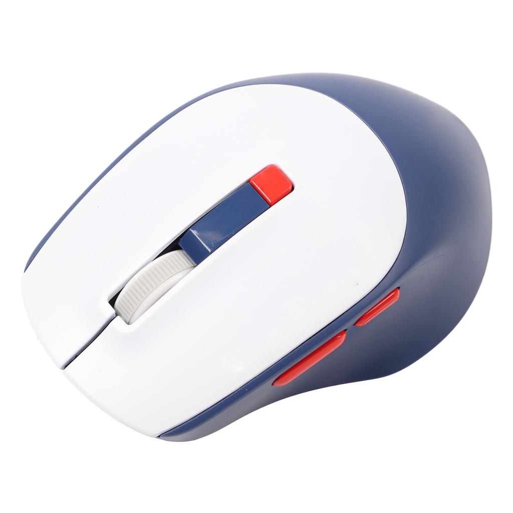 Bluetooth Mouse Multifunction Mute Button Type C Charging Interface 2.4G Wireless Mouse for PC Laptop (2.4G Battery