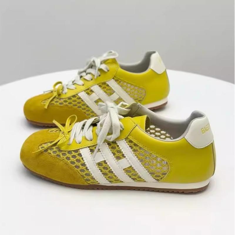Niche Qingkong Women's New Summer Mesh Breathable Sports and Leisure Shoes Versatile Flat Bottom