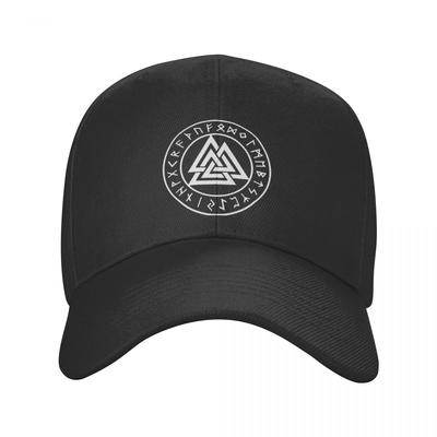 Personalized Viking Odin Valknut Runes Baseball Cap Unisex Women Adjustable Norse Vikings Valhalla Dad Hat Streetwear Snapback Caps