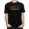 Science Padel The Elements Of Fun T Shirts Men Women Short Sleeve Tshirts Graphic Tee Tops 100 Cotton Loose Oversized Clothing