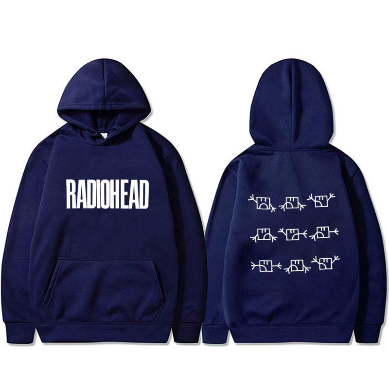 Rock Band Radiohead Funny Meme Hoodie Men Women Casual Retro Gothic Hooded Sweatshirt Male Fashion Hoodies