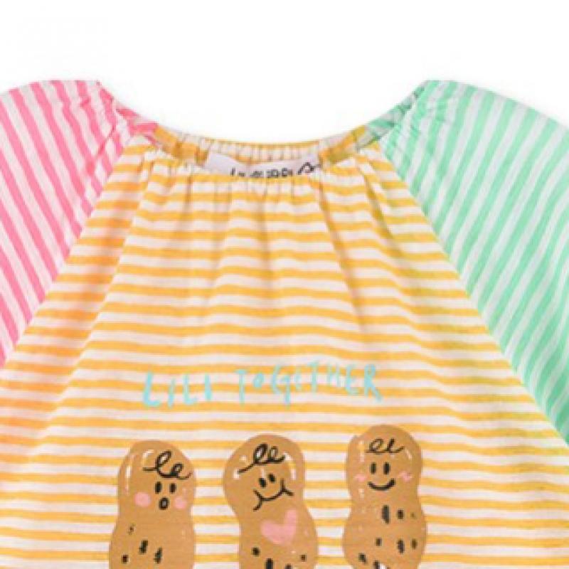 [lilipuri] PeanuT Trio T shirT  Yellow 