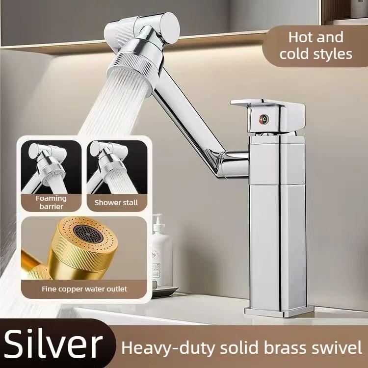 All-Copper Faucet Bathroom Hot and Cold Shower Sink Basin Faucet Washbasin Faucet