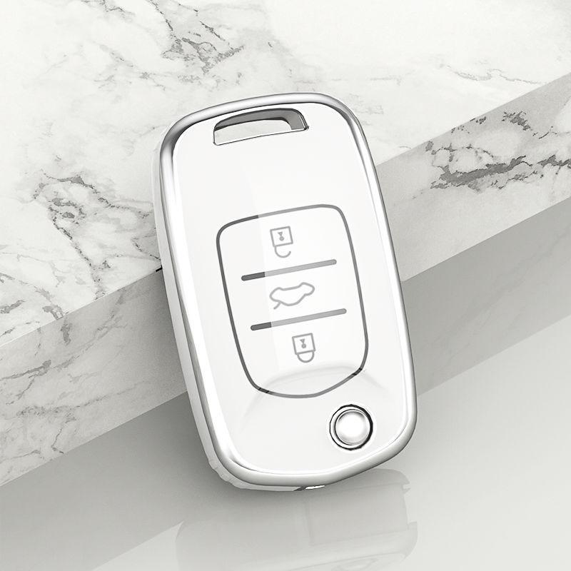 TPU Car Key Cover Holder Shell for Baojun 560 Rs-5 530 630 310 E100 310W 510 730 360 Flip Key Bag Keyless Car Accessories