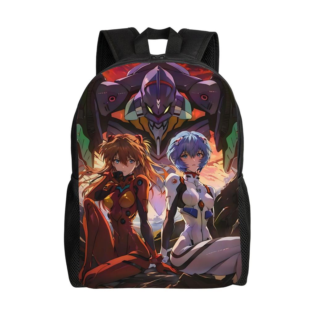 Zaino Neon Genesis Evangelion EVA borsa ita Asuka zaino Kawaii Lavoro Ufficio Grande Capacità Rucksack