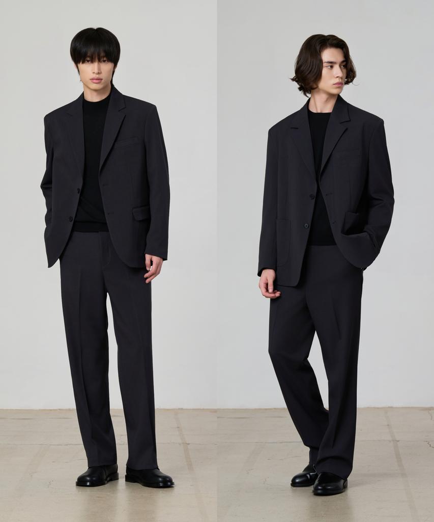 Hyoji Customizing Setup Suit Set (F01-Charcoal)