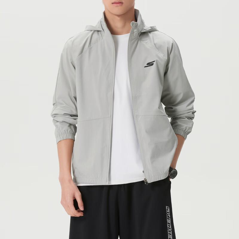 Skechers Windproof Sports Outdoor Woven Hooded Jacket Unisex Jackets P224U048-05CQ