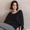 Waiwaiaiem Yy_Fake-Shawl Design Knit Top_2Color