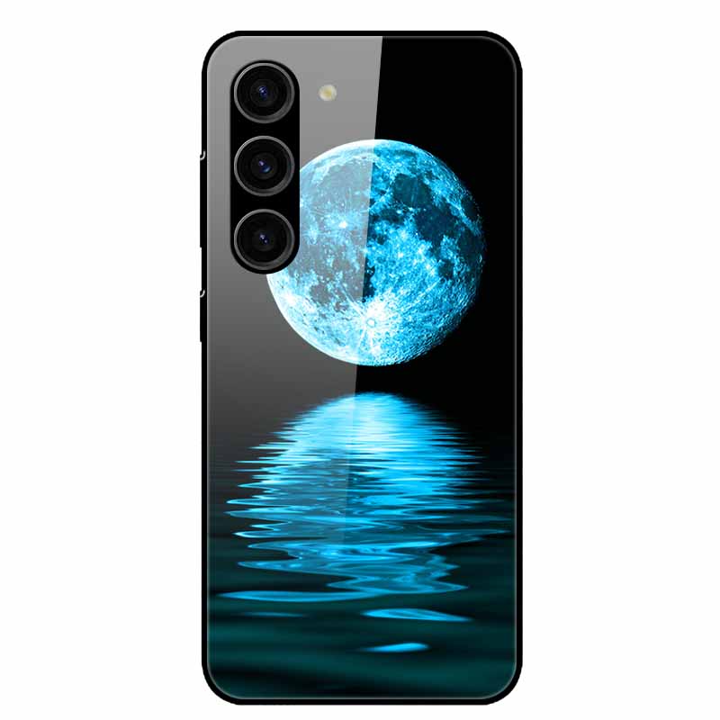 For Samsung Galaxy S25 Plus Case Tempered Glass Hard Phone Cover for Samsung S25 Ultra 5G Back Cases for GalaxyS25 S 25 S25Plus