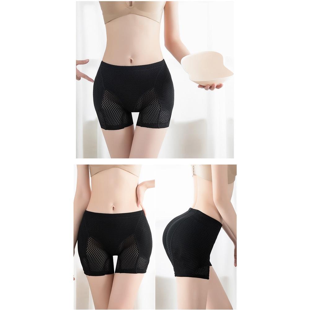 Women's Butt Lifter Shapewear Shorts, High Waisted Hip Enhancer & Thigh Slimmer, Instant Booty Lift Underwear