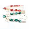 1 Piece of 125 * 170MM Horse Eye Water Drop Shoe Chain Clothing Decoration Buckle DIY Hand Sewn Beach Flip Flops Chain Decoratio