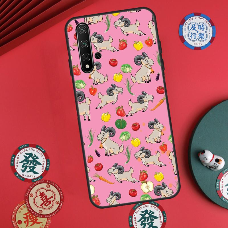 Goats For Huawei Nova 11i 8i 12i 12s 9 10 SE Y60 Y70 Y90 Y72 Y73 Y61 Y91 P60 Pro P30 P40 Lite Case