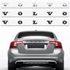 Car ABS 3D Letter Sticker Trunk Logo Sticker For Volvo XC60 XC90 S60 S80 S60L V40 V60 T5 T6 AWD Car Styling Accessories