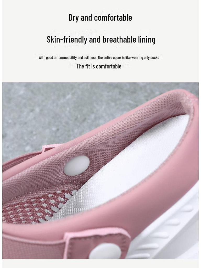 Damen Sommer Atmungsaktiv Geschlossene Zehen Lässige Outdoor Hausschuhe