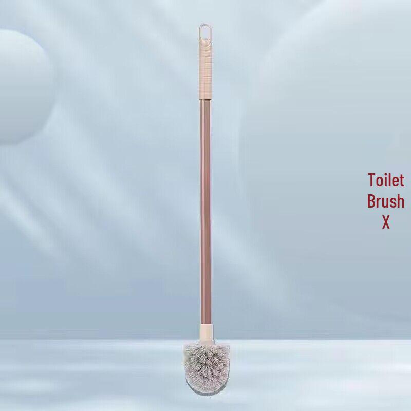 Long Handle Toilet Brush with Round Head for Thorough Cleaning
