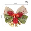5Pcs Christmas Decor Bow Red Gold Mini Xmas Tree Hanging Bowknot for Navidad New Year Party Home Decoration DIY Wedding Decor