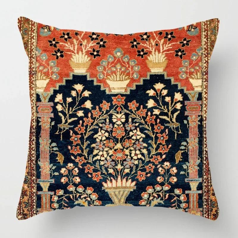 Geometric Home Decor Moroccan Ethnic Bohemian Cushion Cover Office Sofa Pillow Cover Outdoor Camping Hug Pillow Cover
