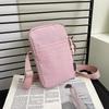 Women's Crossbody Canvas Phone Bag - Ultra-Light, Portable, Summer Small Square Design