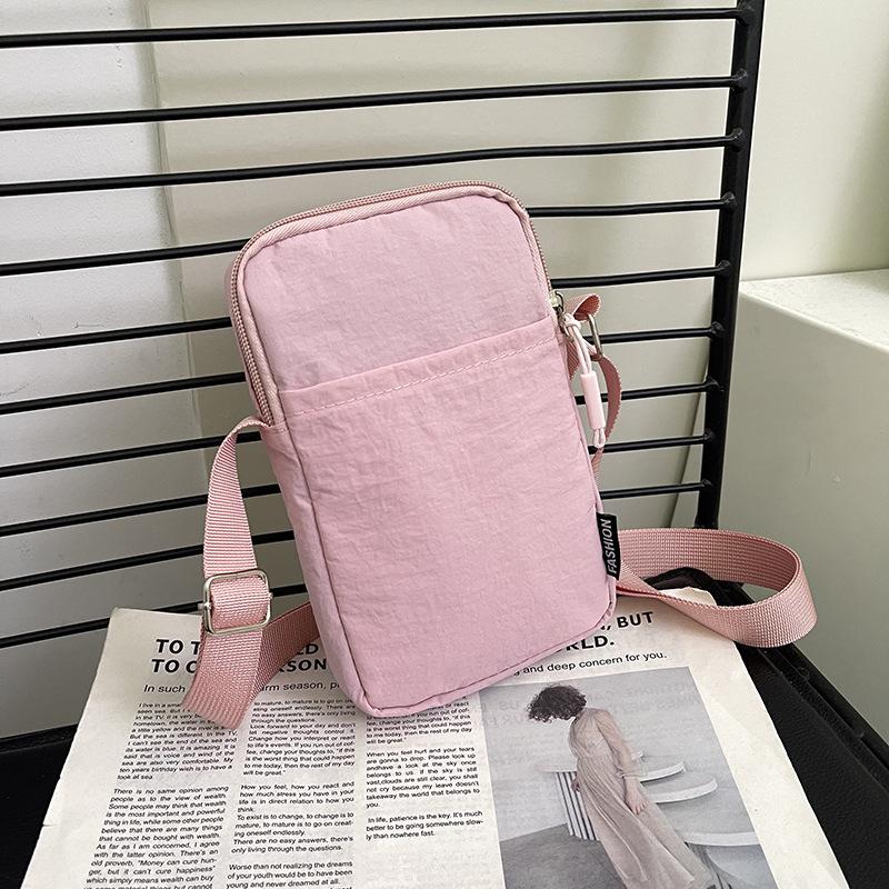 Women's Crossbody Canvas Phone Bag - Ultra-Light, Portable, Summer Small Square Design