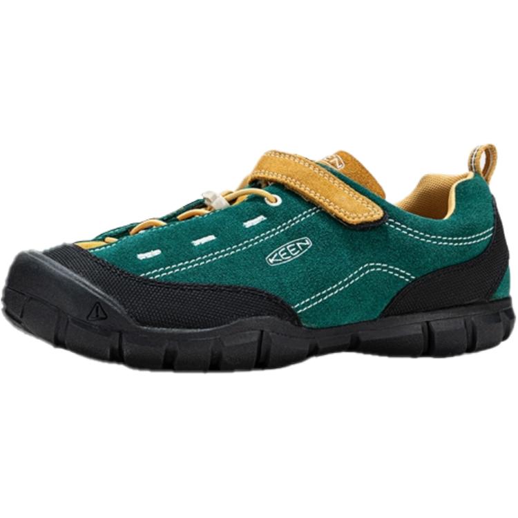 Keen JASPER 2 Slip Resistant Abrasion Resistant Low top Kids Outdoor Shoes Dark Green 1030149 35