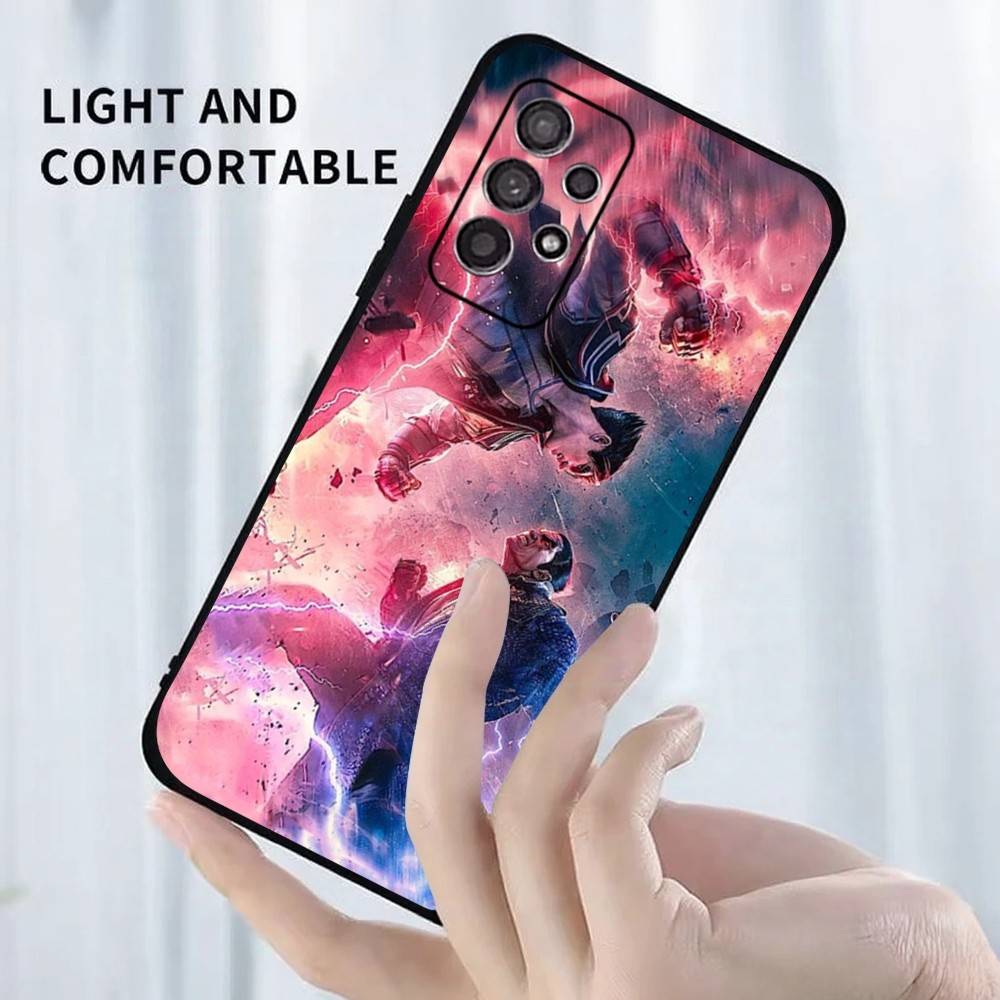 

T-Tekken fighting game Phone Case For Samsung S25,S24,S23,S22,S21,S20,S10,Ultra,Plus,Lite,FE,Soft Silicone Black Cover Samsung S25