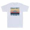 Billar Chalk Dirty To Me Funny Billiards Graphic Vintage Men's Cotton T-Shirt