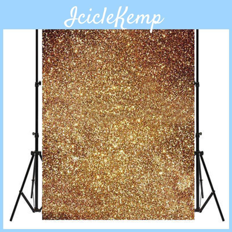 Glitter Studio Golden Photography Backdrop Prop Tools For Wedding Christmas