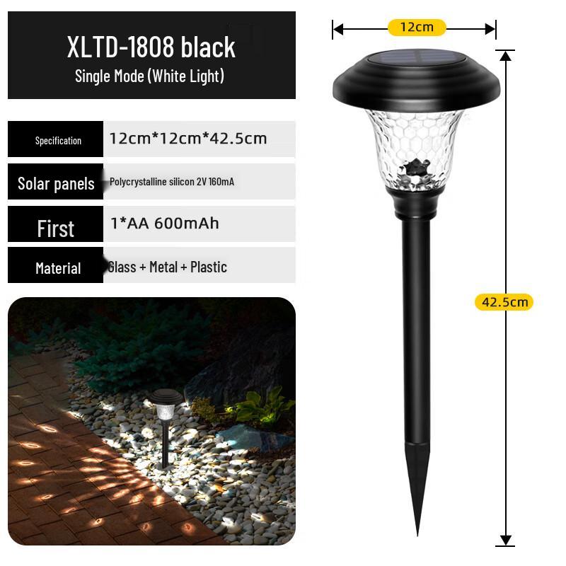 Светодиодный садовый светильник HEIXIE на солнечных батареях