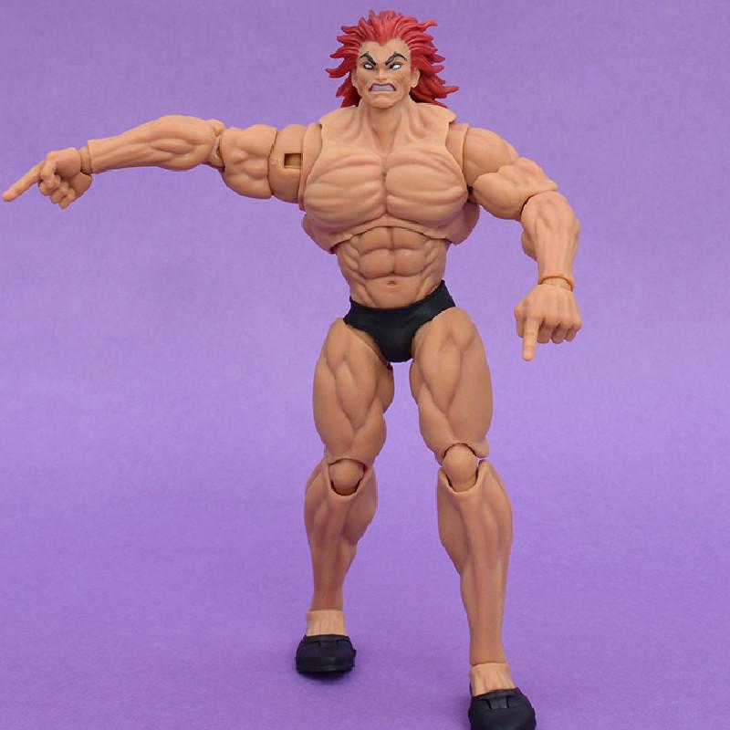 Hanma Baki Pvc Action Figure With Articulated Joints For Collectors And Action Enthusiasts