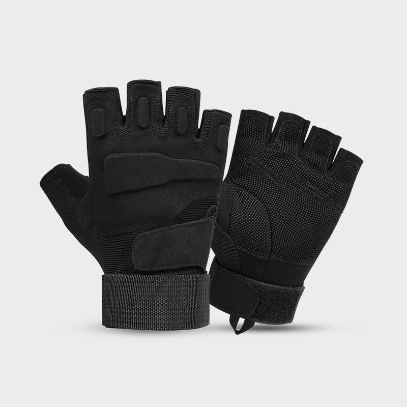 Breathable Non-slip Fitness Exercise Workout Weight Lifting Sport Training Men Gym Gloves M чёрный