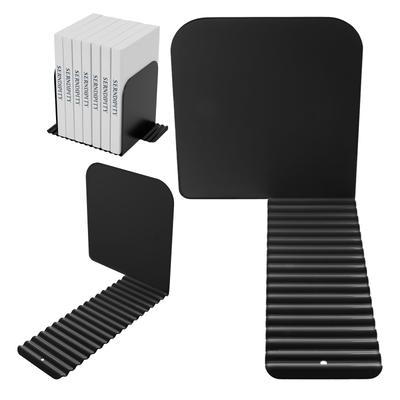 SHINEI Wellig 2 Hergestellt in Praktisch Verhindert das Herunterfallen von Büchern Magnetisches Schreibtisch-Bücherregal Organisation Buchstützen, Schwarz, Stück, Japan, Design, Über,