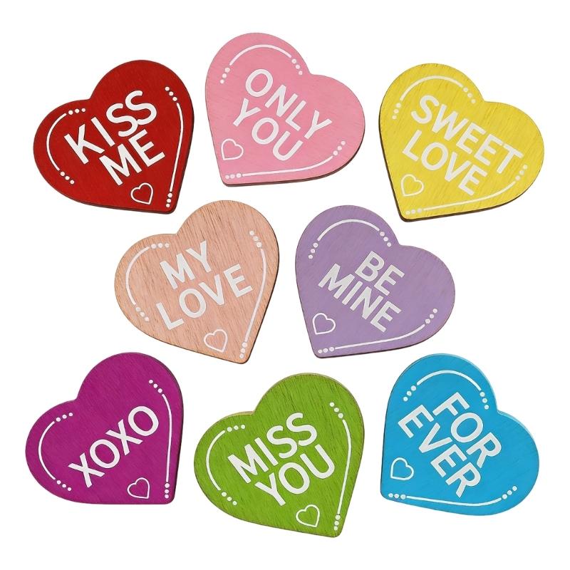 Modern Design Heart Craft Ornament Set Portable Foam Board Ideal for Home Office and Festival Event Decors