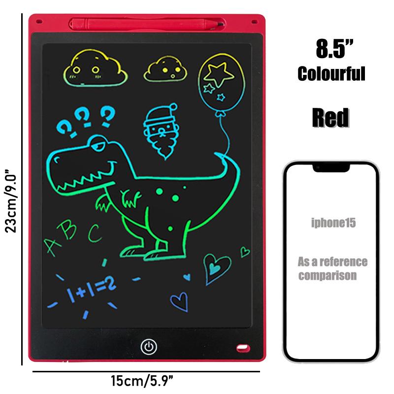 LCD Writing Tablet Doodle Board,8.5 Inch Colorful Drawing Pad, Electronic Drawing Tablet, Drawing Pads, Travel Gifts for Kids