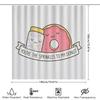 Donut Shower Curtain Cute Foodie Decor Kitchen Bathroom Washable Fabric Panel Home Sweet Home Aesthetic Dorm Room Gift
