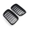 For BMW E36 3 Series 1997-1999 Car Grille Double Line Front Kidney ABS Front Hood Grill Black 51138195152 51138195151 Parts