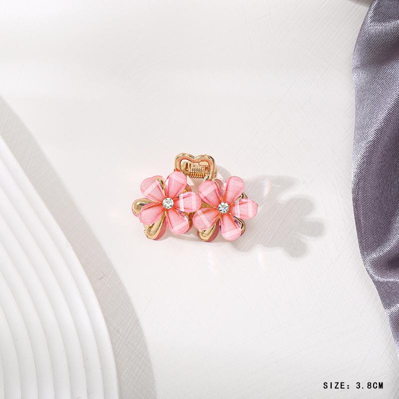 Mini Rhinestone Bow Hair Clip - Korean Style Accessory for Bangs