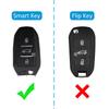 Peugeot Citroen DS Key Cover: Carbon Fiber Protective Shell for 4008, 5008, C5 Smart Remote.