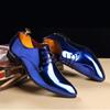Men Leather Shoes Trend Pointed Toe New Fashion Bright Casual Business Shoes Casual Wedding Shoes Big Size