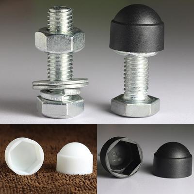 10Pcs M6 M8 M10 M12 Hexagon Plastic Bolt Nut Dome Protection Caps Covers Exposed Protect Against Weathering