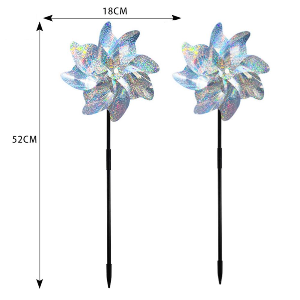 Flower Windmill Wind Spinner Stake Outdoor Decor for Your Patio and Lawn Rotating Sunflower Wind Spinner Stake Garden Decor