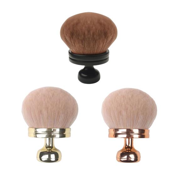 Razítková štětka na make-up Víceúčelová aplikační štětka na samoopalovací přípravek Přenosná syntetická na tekutý make-up Sypký pudr Oční stíny Tvářenka Opalovací mléko Obličej Tělo